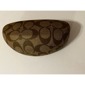 COACH Logo Clamshell Sunglasses Eyeglass Case